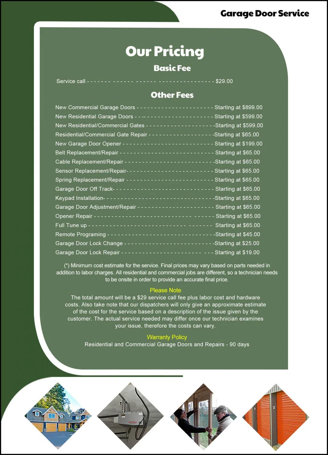 Metro Garage Doors Austin, TX 512-566-3241